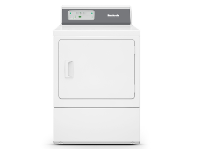 Huebsch 27 Inch Commercial Homestyle Electric Commercial Rear Control Single Dryer YDE3TRGS171CW01