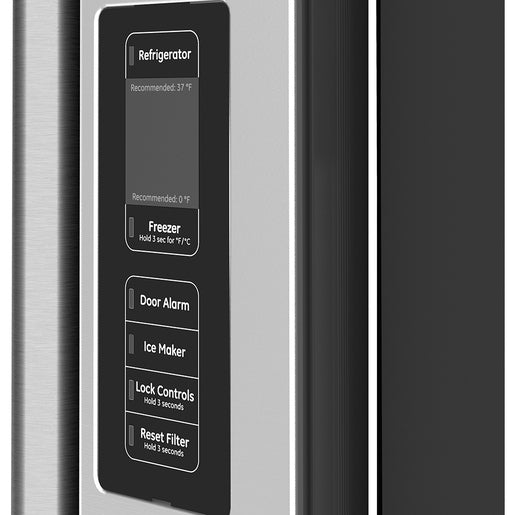 Cafe 36 Inch Counter-Depth French-Door Stainless Steel Refrigerator 23 Cu. Ft CWE23SP2MS1