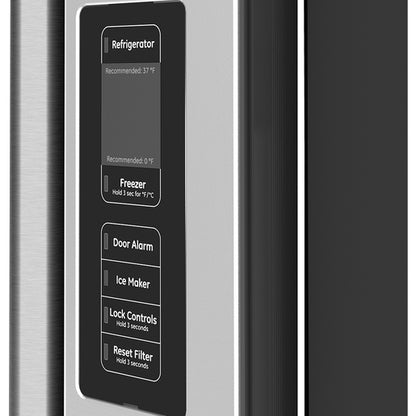 Cafe 36 Inch Counter-Depth French-Door Stainless Steel Refrigerator 23 Cu. Ft CWE23SP2MS1