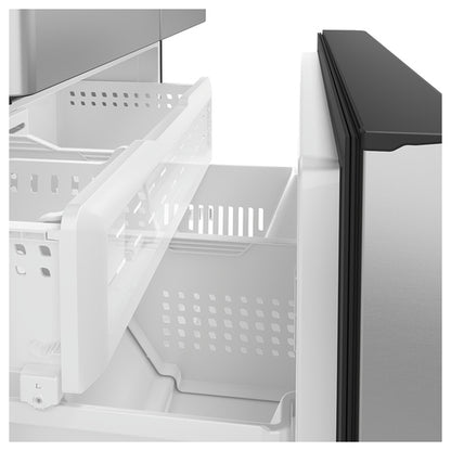 Cafe 36 Inch Counter-Depth French-Door Stainless Steel Refrigerator 23 Cu. Ft CWE23SP2MS1