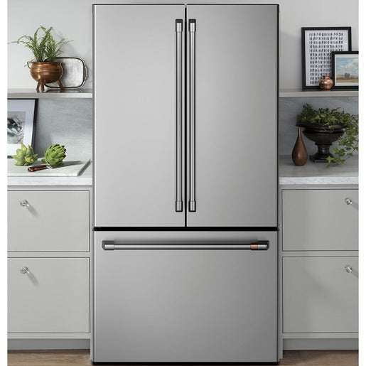 Cafe 36 Inch Counter-Depth French-Door Stainless Steel Refrigerator 23 Cu. Ft CWE23SP2MS1