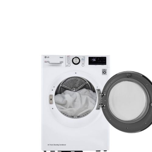LG Smart Wi-fi Enabled Compact Front Load Dryer DLHC1455W