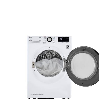 LG Smart Wi-fi Enabled Compact Front Load Dryer DLHC1455W