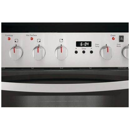 Electrolux FCFE242CAS Front Control Electric Range with 5.4 cu. ft. capacity, ceramic glass cooktop, and advanced cooking features for precision and efficiency