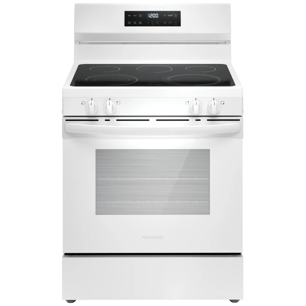 Frigidaire 30 Inch Electric Range with the EvenTemp FCRE306CAW