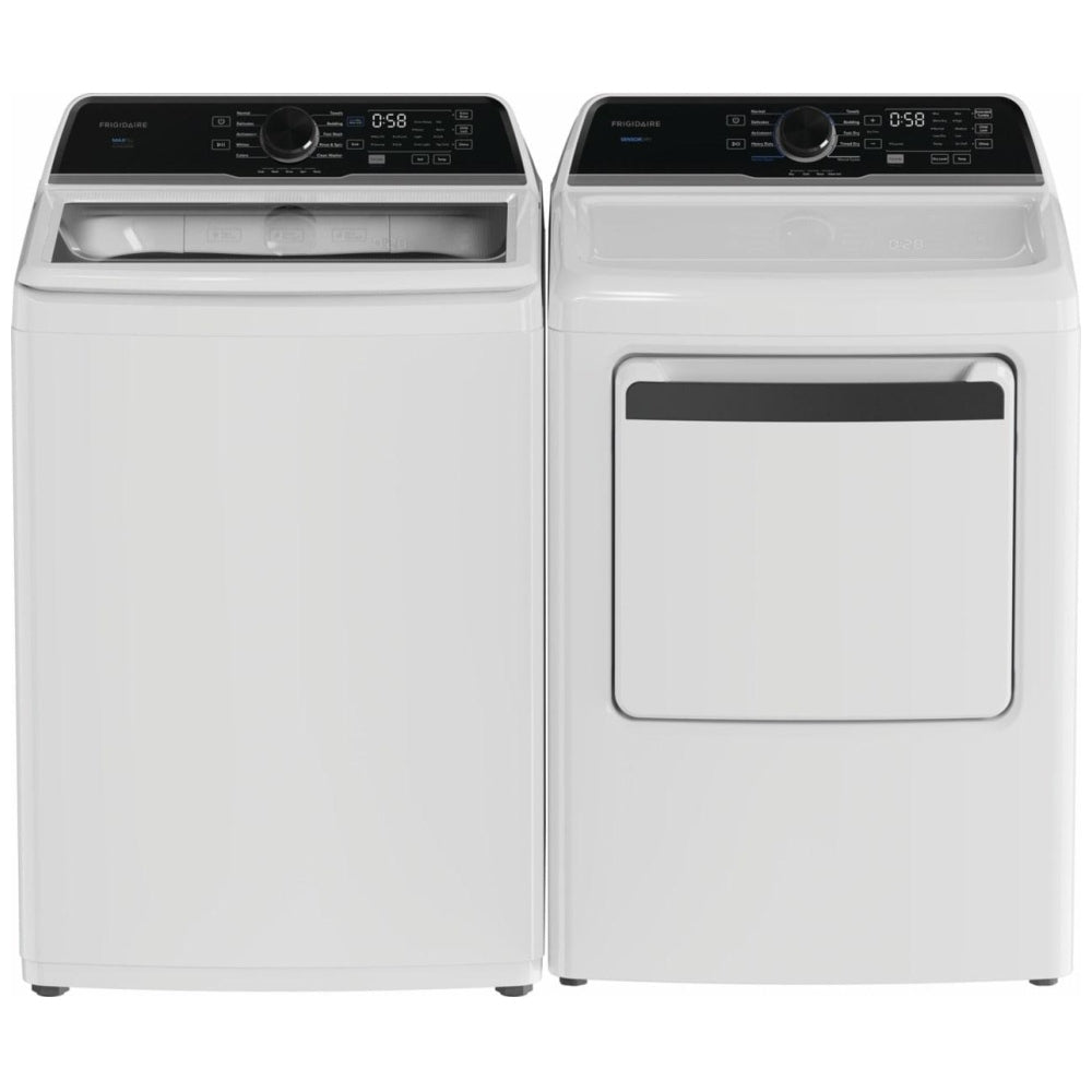 Frigidaire FLVE752CBW dryer – in laundry room setting