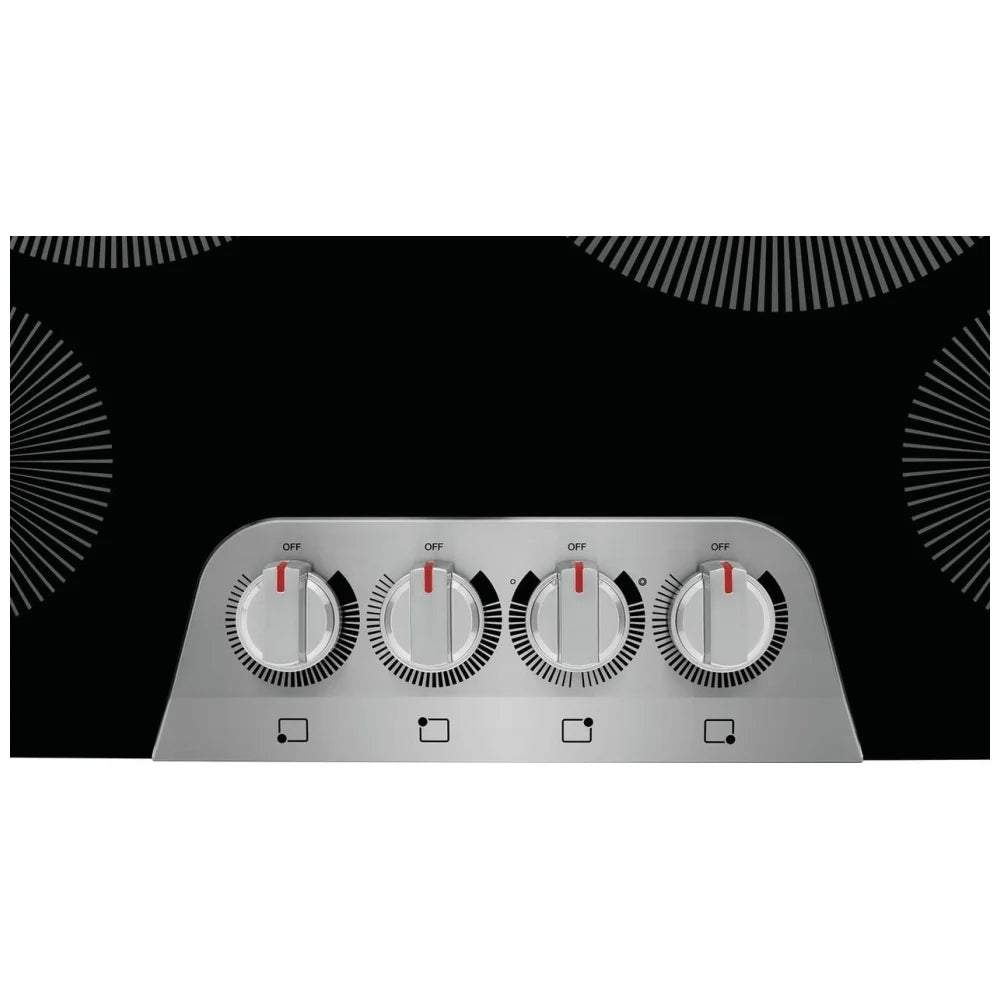 Frigidaire Gallery cooktop featuring durable control knobs for precise temperature adjustments and easy operation