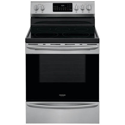 Frigidaire Gallery GCRE306CAF 30" Freestanding Electric Range with Air Fry – Stainless Steel