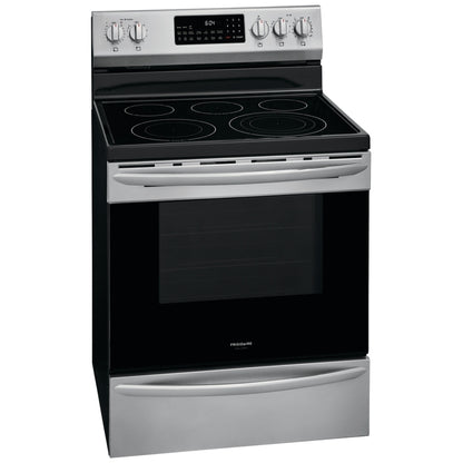 Frigidaire Gallery GCRE306CAF 30" Freestanding Electric Range with Air Fry – Stainless Steel