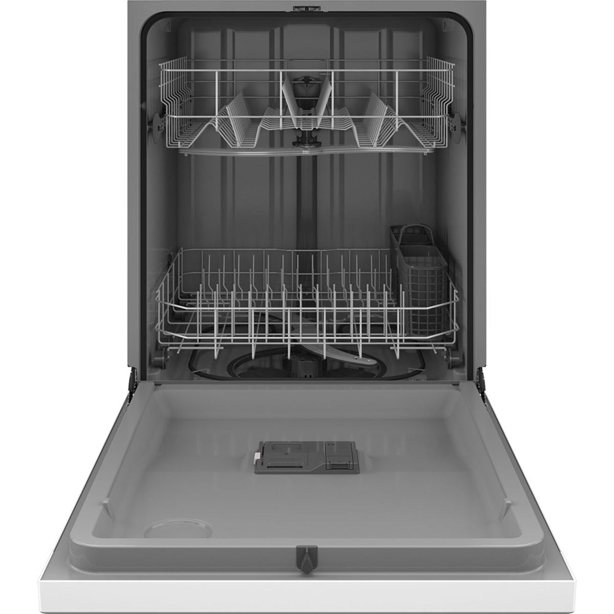 GE 24" Built-In Front Control Dishwasher White GDF511PGRWW