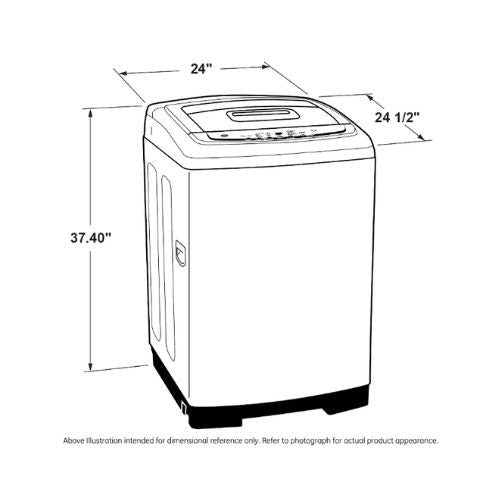 GE Space Saving Portable Washer GNW128PSMWW