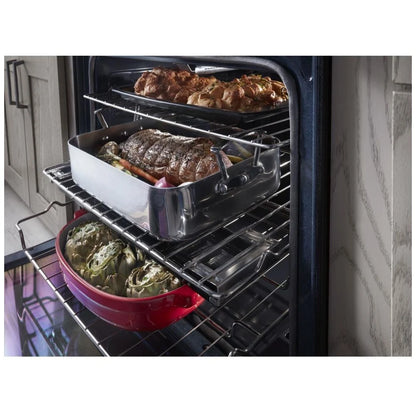 KitchenAid 30" Gas Range with 5.8 cu. ft. oven capacity and Even-Heat™ True Convection.
