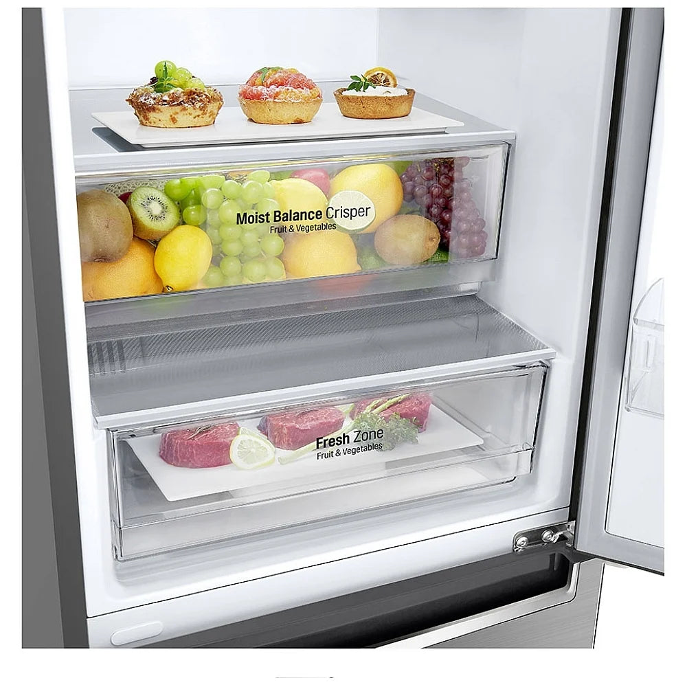 LG LBNC12231V 12 Cu. Ft. Counter-Depth Refrigerator – Energy Efficient with Adjustable Shelves