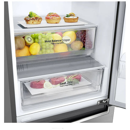 LG LBNC12231V 12 Cu. Ft. Counter-Depth Refrigerator – Energy Efficient with Adjustable Shelves