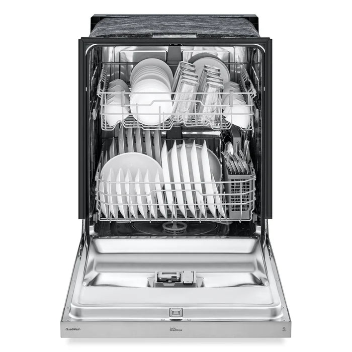 LG 24 Inch Front Control Built-In Dishwasher with QuadWash LDFN3432T