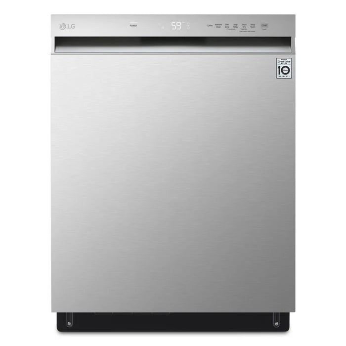 LG 24 Inch Front Control Built-In Dishwasher with QuadWash LDFN3432T