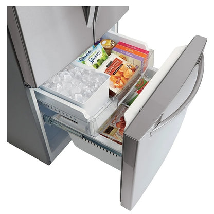 LG French Door With Water Dispenser Refrigerator 22 Cu.ft. LRFWS2200S