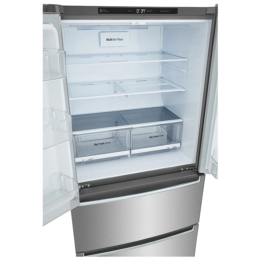 LG 19 Cu. Ft. 33 Inch Counter Depth 4-door Refrigerator LRMNC1803S