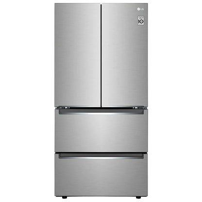 LG 19 Cu. Ft. 33 Inch Counter Depth 4-door Refrigerator LRMNC1803S