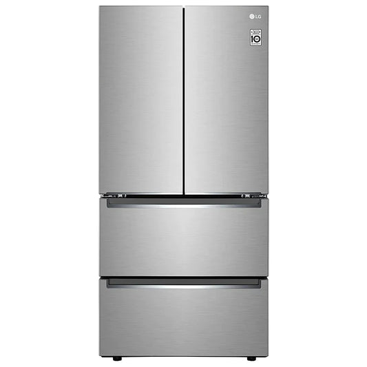 LG 19 Cu. Ft. 33 Inch Counter Depth 4-door Refrigerator LRMNC1803S