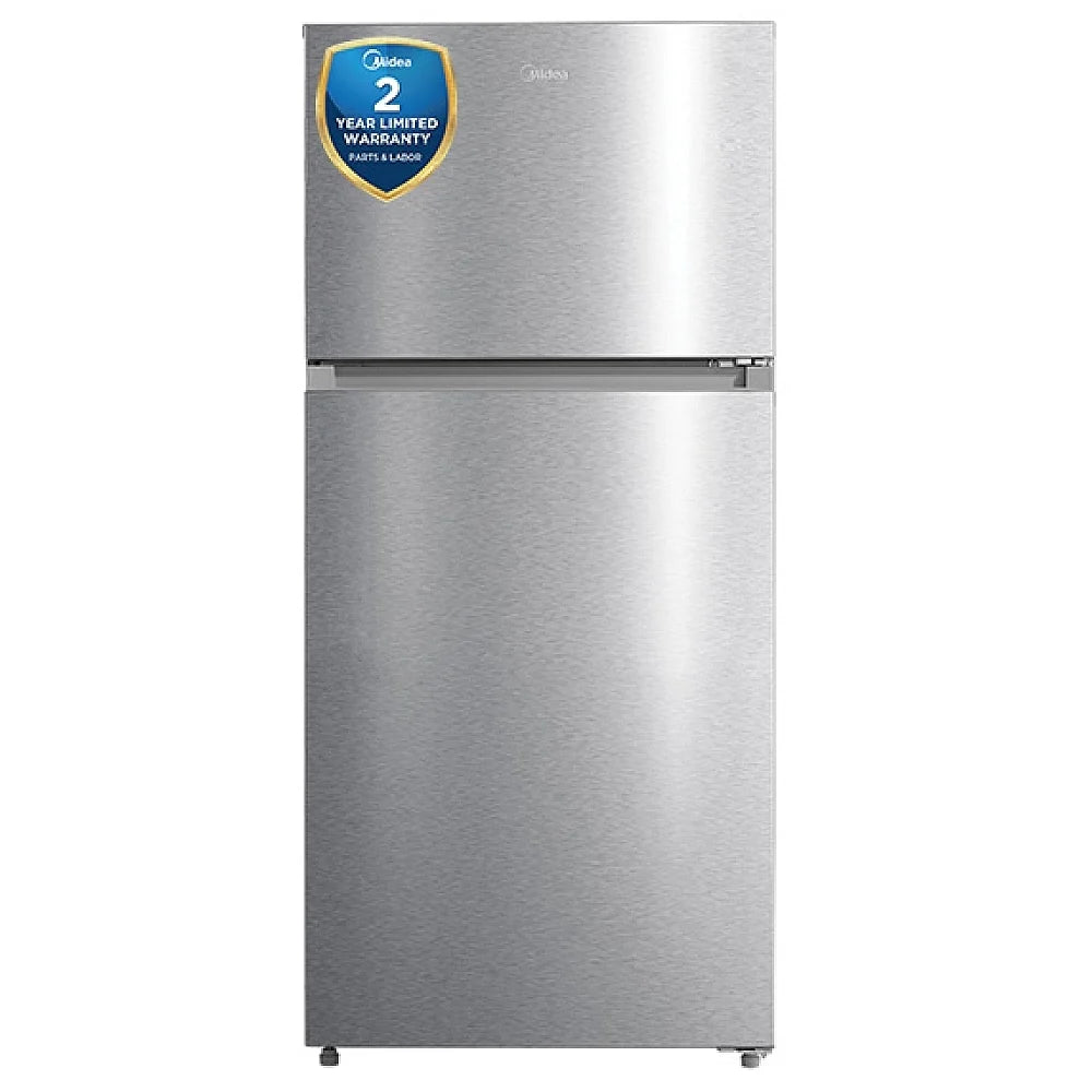 Midea MRT14D2BST 14 Cu. Ft. Top Freezer Refrigerator – Stainless Steel