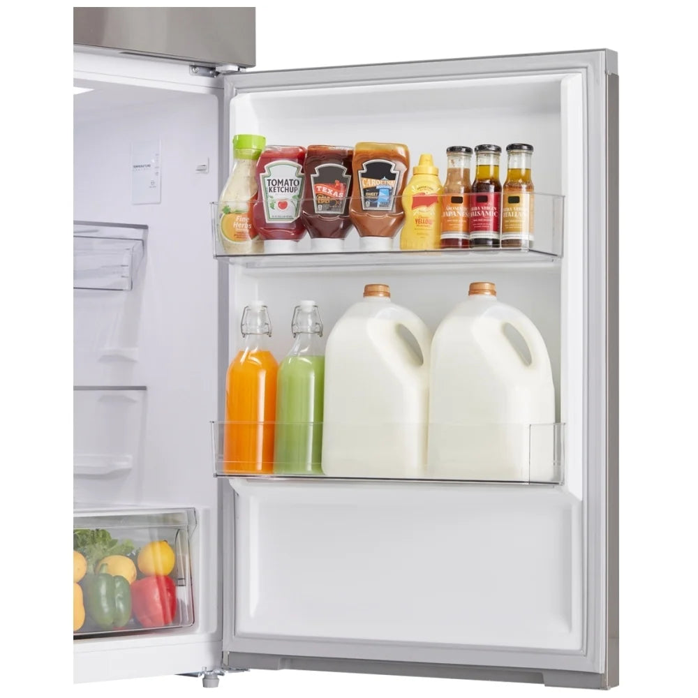 Midea MRT14D2BST 14 Cu. Ft. Top Freezer Refrigerator – Stainless Steel