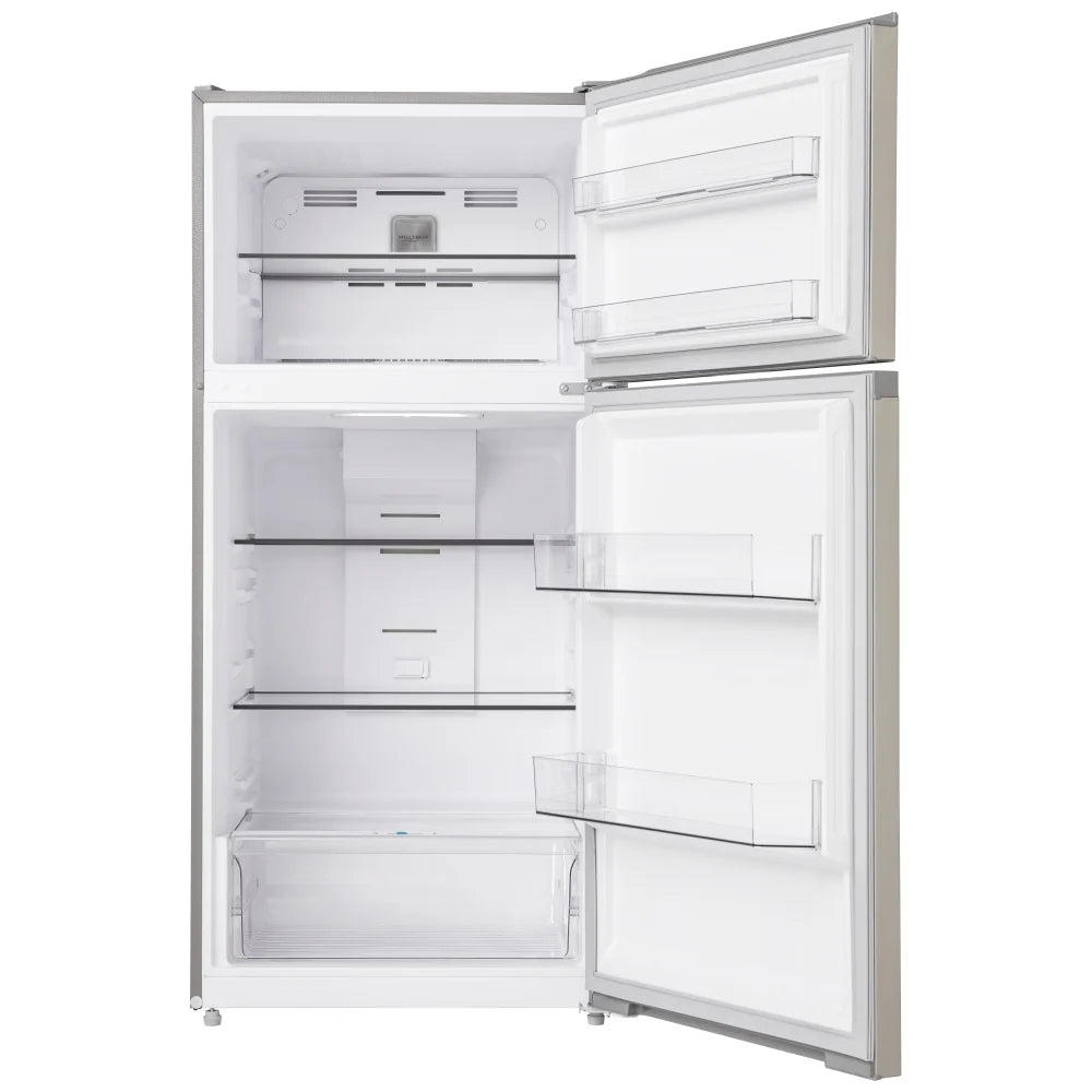Midea MRT14D2BST 14 Cu. Ft. Top Freezer Refrigerator – Stainless Steel