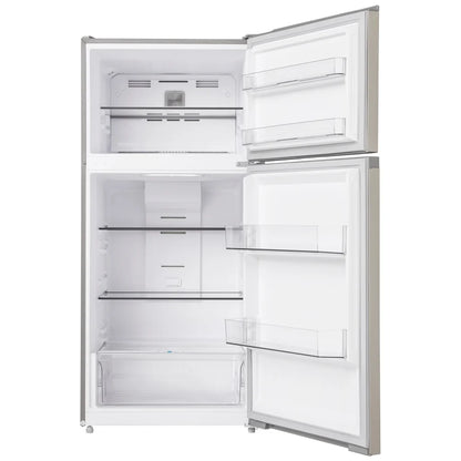 Midea MRT14D2BST 14 Cu. Ft. Top Freezer Refrigerator – Stainless Steel
