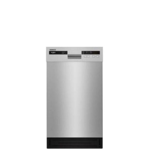 Whirlpool 18 Inch Small Space Compact Stainless Steel Dishwasher WDPS5118PM