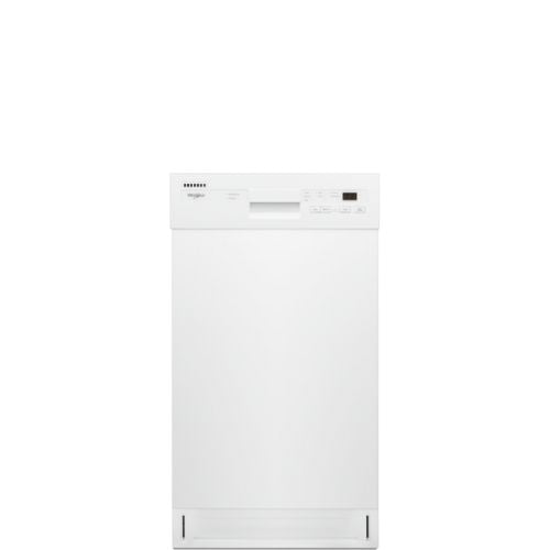 Whirlpool 18 Inch Small Space Compact Dishwasher WDPS5118PW