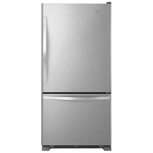 Whirlpool Bottom Freezer Stainless Steel Refrigerator WRB322DMBM