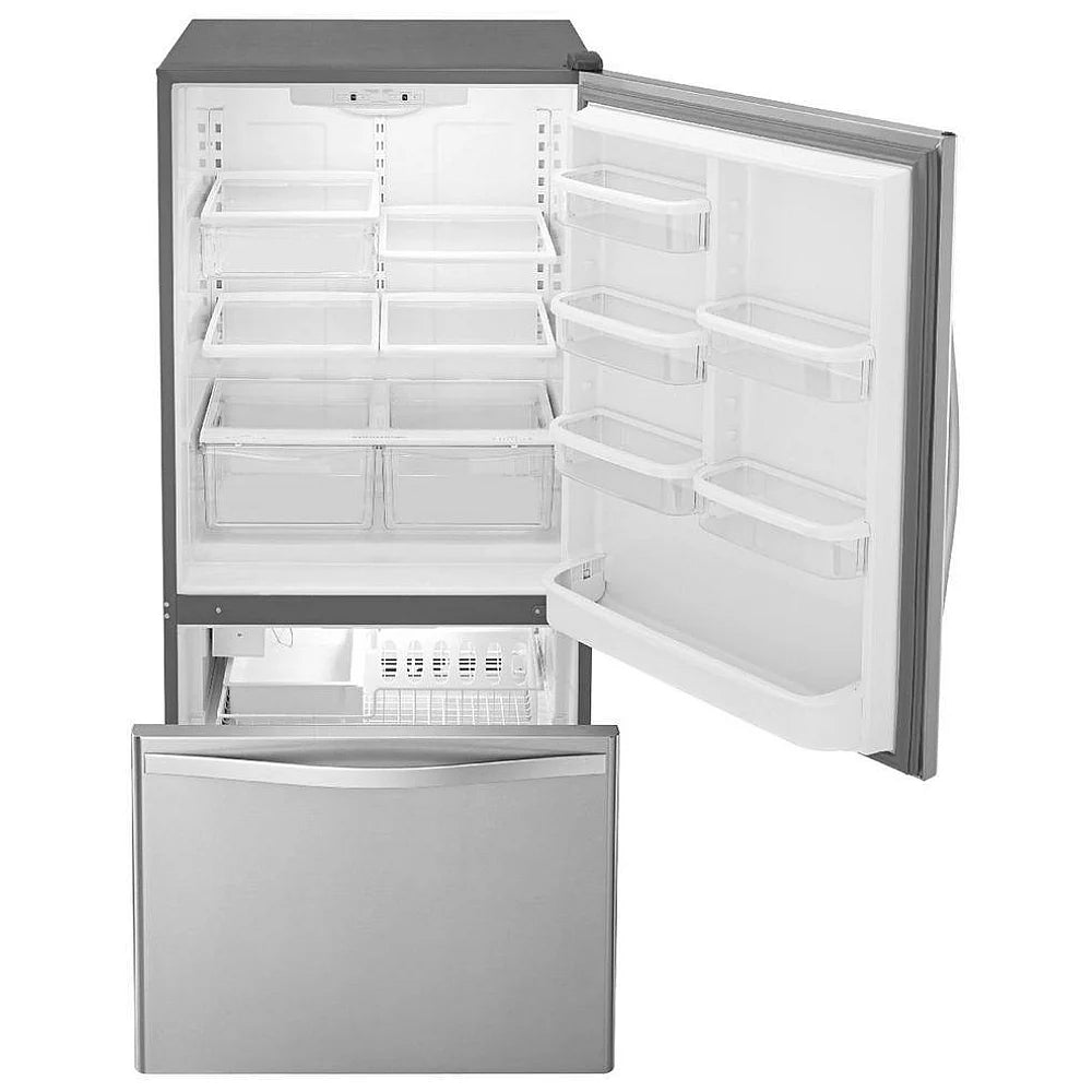 Whirlpool Bottom Freezer Stainless Steel Refrigerator WRB322DMBM