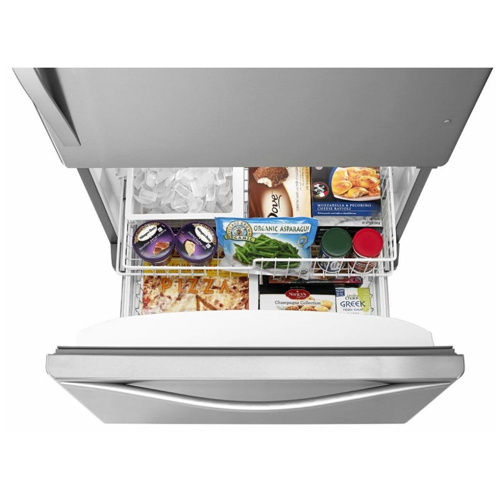 Whirlpool Bottom Freezer Stainless Steel Refrigerator WRB322DMBM