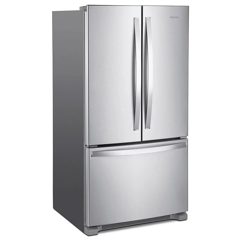 Whirlpool WRF540CWHZ 36" Counter-Depth French Door Refrigerator – 20 Cu. Ft. – Fingerprint-Resistant Stainless Steel