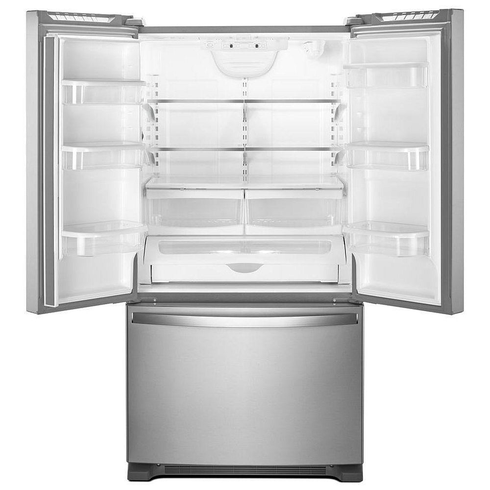 Whirlpool WRF540CWHZ 36" Counter-Depth French Door Refrigerator – 20 Cu. Ft. – Fingerprint-Resistant Stainless Steel