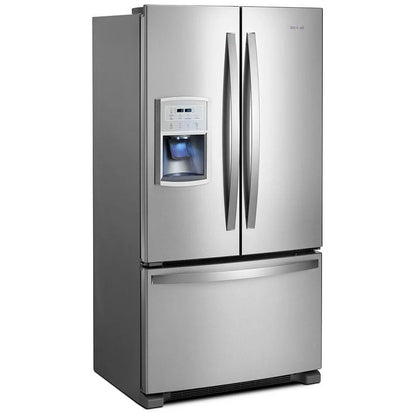 Whirlpool WRF550CDHZ 36" Counter-Depth French Door Refrigerator – 20 Cu. Ft. – Fingerprint-Resistant Stainless Steel