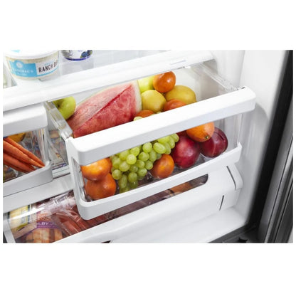 Whirlpool WRF550CDHZ 36" Counter-Depth French Door Refrigerator – 20 Cu. Ft. – Fingerprint-Resistant Stainless Steel
