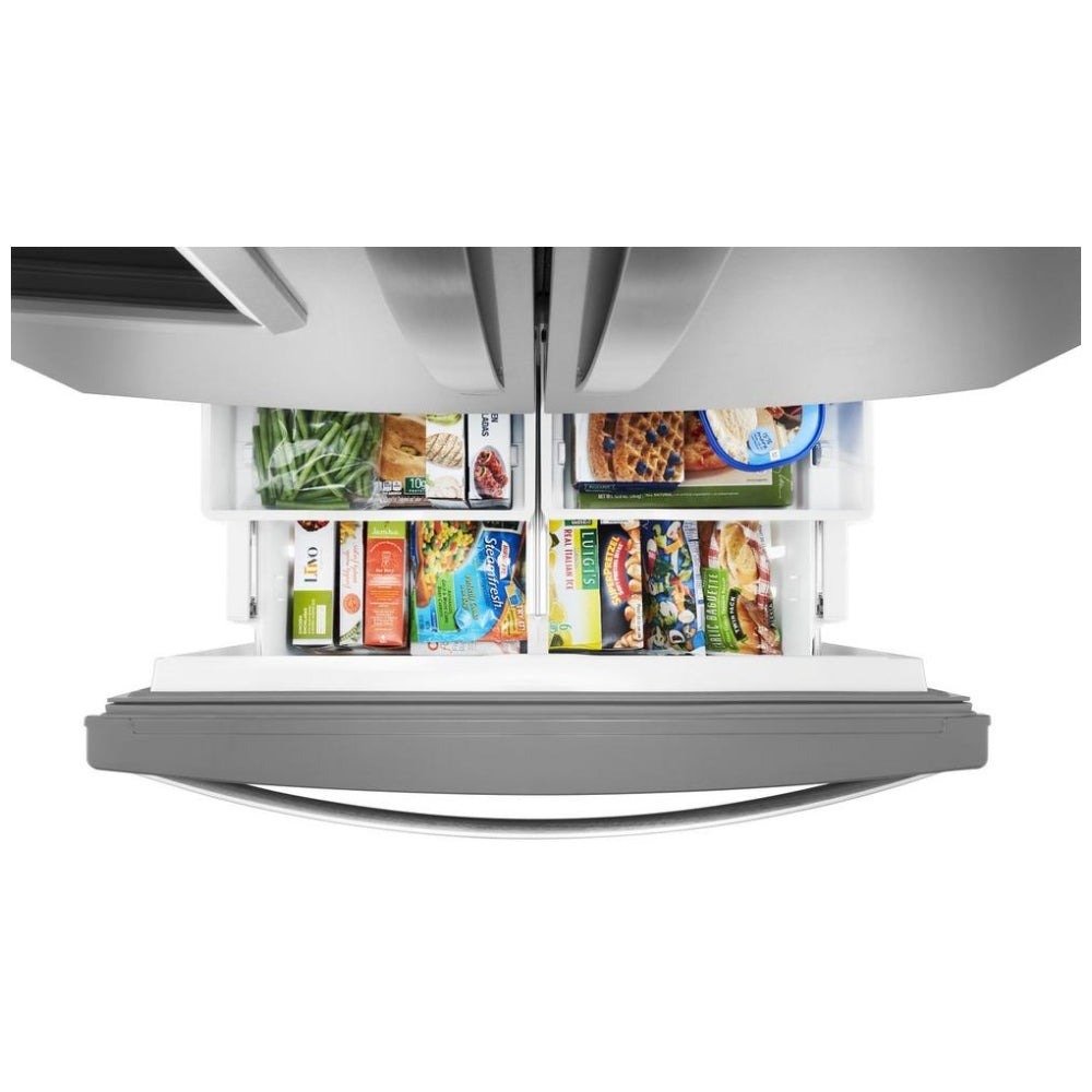Whirlpool WRF550CDHZ 36" Counter-Depth French Door Refrigerator – 20 Cu. Ft. – Fingerprint-Resistant Stainless Steel