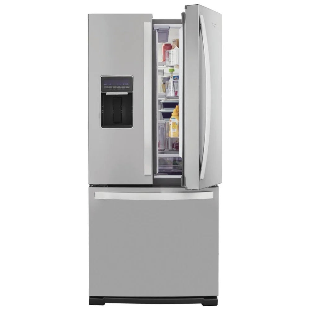 Whirlpool WRF560SEHZ – 30" Wide French Door Fridge with Ice Maker, 20 cu. ft.