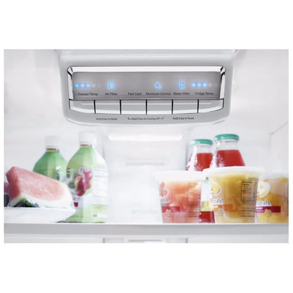 Whirlpool 30-Inch French Door Refrigerator – 19.5 cu. ft. with Electronic Touch Controls – Stainless Steel