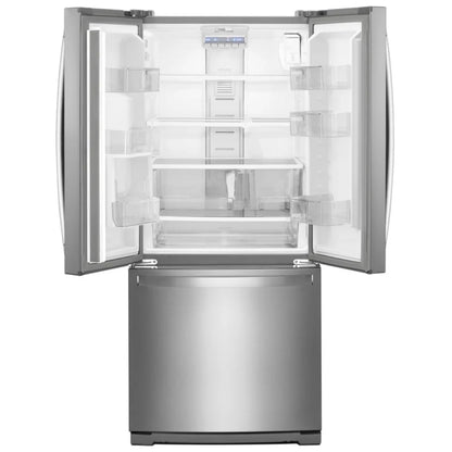 Whirlpool 30-Inch French Door Refrigerator – 19.5 cu. ft. with Electronic Touch Controls – Stainless Steel