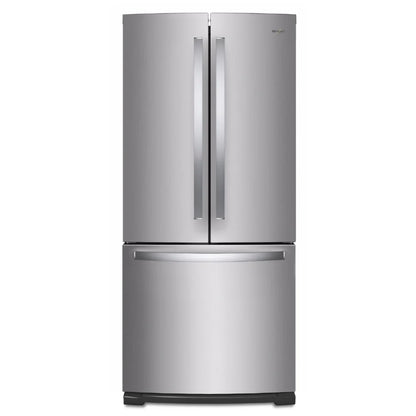 Whirlpool 30-Inch French Door Refrigerator – 19.5 cu. ft. with Electronic Touch Controls – Stainless Steel