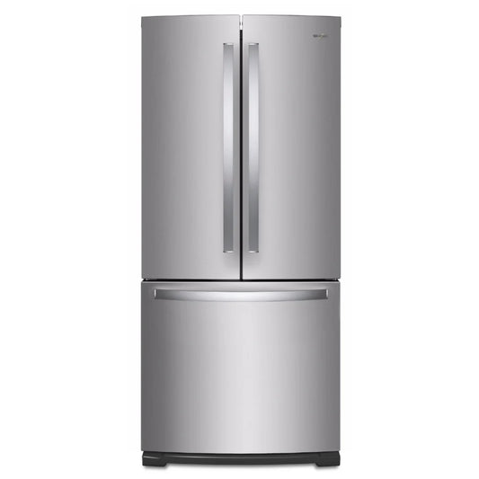 Whirlpool 30-Inch French Door Refrigerator – 19.5 cu. ft. with Electronic Touch Controls – Stainless Steel