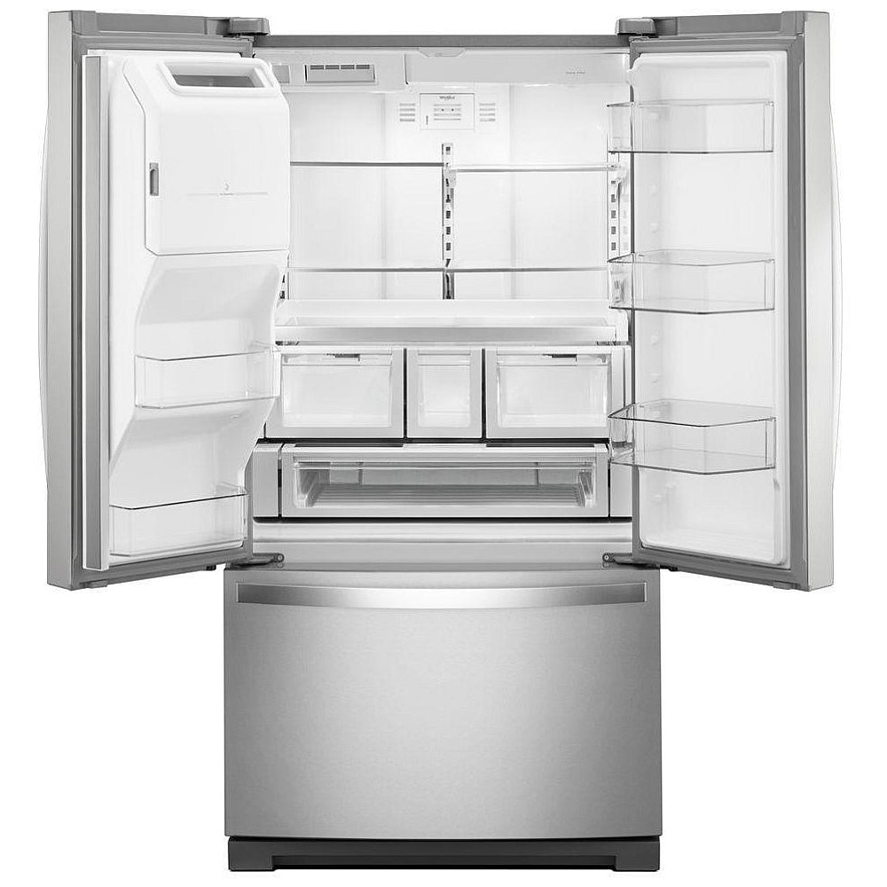 Whirlpool WRF757SDHZ 36" French Door Refrigerator – 26.8 Cu. Ft. – Fingerprint-Resistant Stainless Steel