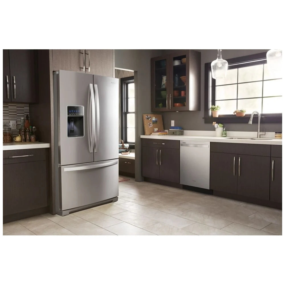 Whirlpool WRF757SDHZ 36" French Door Refrigerator – 26.8 Cu. Ft. – Fingerprint-Resistant Stainless Steel