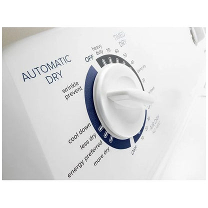 Control panel of Amana used dryer with mechanical dials