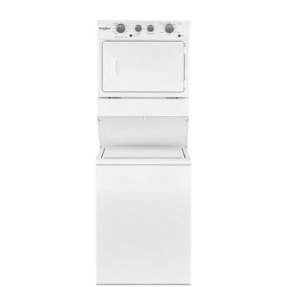 Whirlpool 27 Inch Electric Unitized Laundry Center YWET4027HW