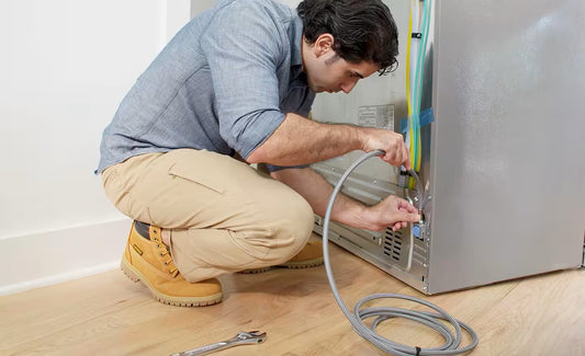 Installation of Fridge Water Line - Hardware & Parts Included