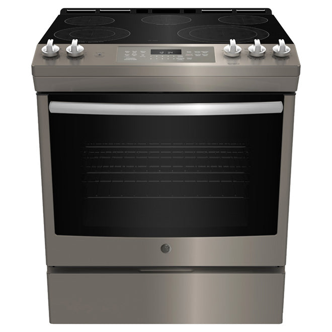 GE 30 Inch Electric Slide-in True Convection Range