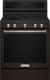 KitchenAid 30 Inch 5 Burner Gas Range With Even-heat True Convection